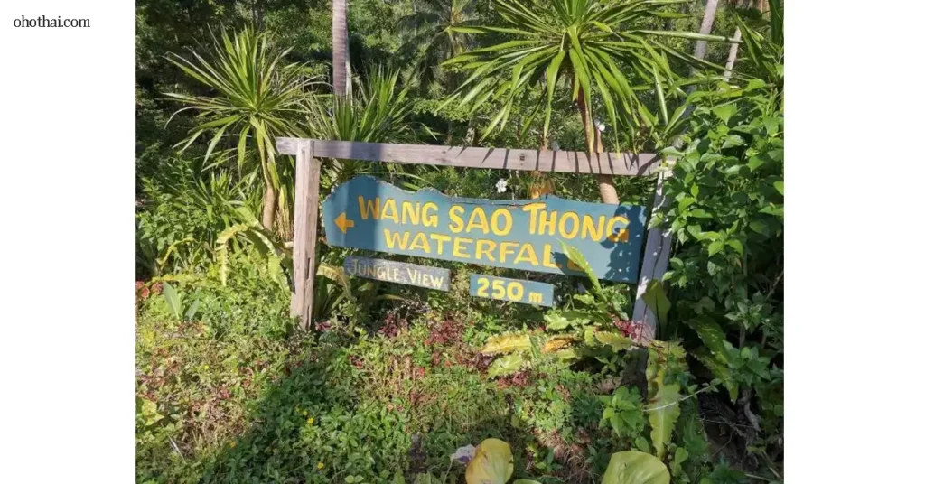 Wang Sai Thong Waterfall Koh Samui ความงดงามแห่งธรรมชาติที่ซ่อนตัวอยู่ในป่าเขียว น้ำตกวังสายทองบนเกาะสมุยเป็นหนึ่งในแหล่งท่อง